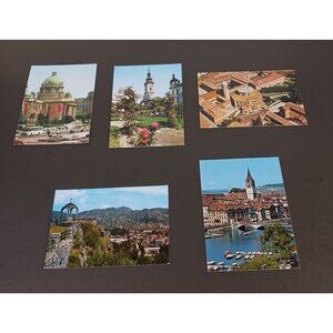 Lot of 5 Postcards Beograd Serbia Church Buildings Architecture Unposted 6" x 4"